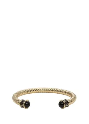 Halcyon Days Salamander Black Gold Torque Bangle Bracelet Bileklik