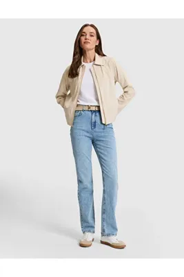Pierre Cardin Açık Mavi Straight Fit Jean Pantolon 50333233-VR003
