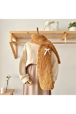 qarmacha Puffy El Örmesi Atkı