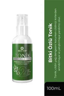 Besttem Bitki Özlü Tonik (Yağlı Ciltler İçin) – Dengeleyici ve Sıkılaştırıcı Bakım