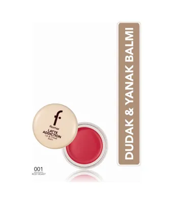 Flormar Latte Doğal Renk Veren Parlak Bitişli Dudak Ve Yanak Balm'ı 001 Rosy Roast