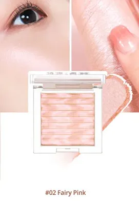 CLIO Mikro İnci Taneciklerle Yoğun Işıltı Sağlayan Highlighter Clio Prism Highlighter (02 Fairy Pink)