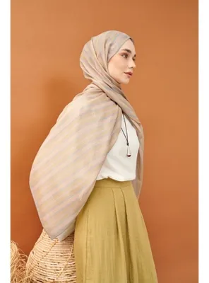 Silk Home Riva Şal Tencel Line Gri