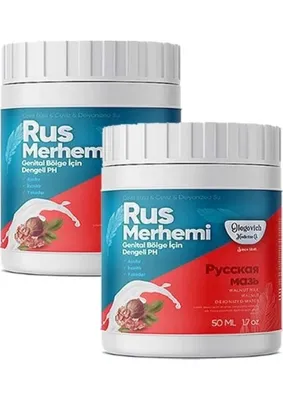 Dolozena Rus Merhemi Olegovich Medicine Rus Merhemi 50 ml - Bandrollü - Tüy Dökücü - 2 Adet - 000031KI