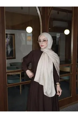 Jawel Sarmaşık Desenli Jakarlı Şal