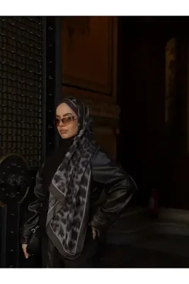 Dielle Koyu Kahve Leopar