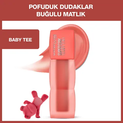 Absolute Uzun Süre Kalıcı Likit Mat Tint, 25 Baby Rengi İle 00