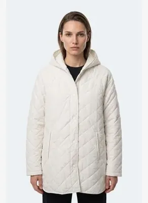 Slazenger TWICE I Kadın  Ekru Mont & Kaban