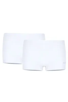 Kom Kadın, %47 Cotton, %47 Modal, %6 Elastan, 2li Basic Short