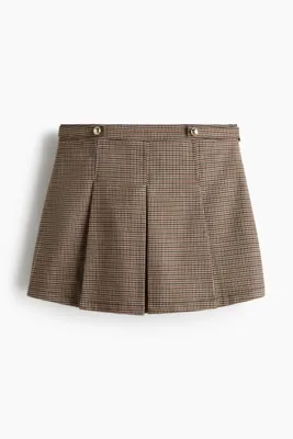 H&M Pileli Şort Etek