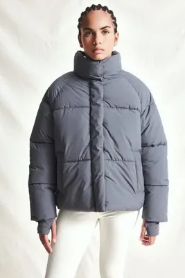 Defacto Rüzgar Geçirmez Su İtici Regular Fit Dik Yaka Reglan Kol Kışlık Şişme Mont A1550AX26AU