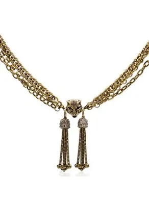 Bayemeyc KAPLAN ALTIN KAPLAMA CHOKER KOLYE