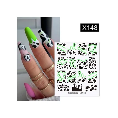 tirnakmania Su Transferli Nail Art Sticker X148 55344-3