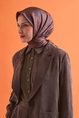 Armine Saten İpek Eşarp 9631D