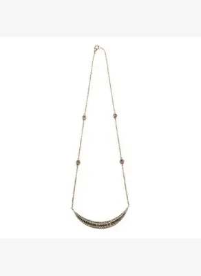 Damla Kalender DIAMANT CRESCENT NECKLACE MEDIUM