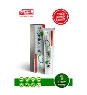Organicadent Üçlü Koruma Doğal Diş Macunu 75 Ml - GİMDES Sertifikalı - Kapsamlı Bakım
