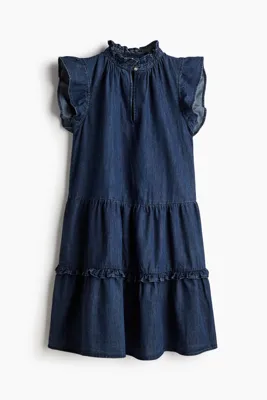H&M Fırfırlı Elbise