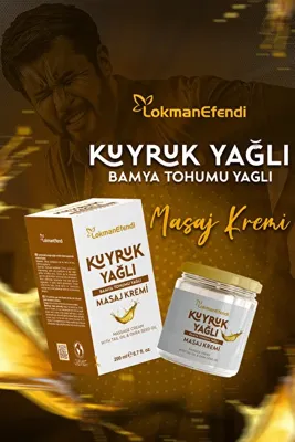 Lokman Efendi Kuyruk Yağlı Masaj Kremi 200 ml