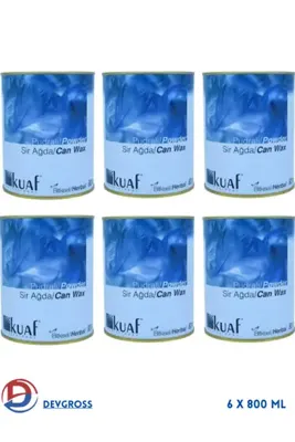 Kuaf Pudralı Bitkisel Sir Ağda (6 X 800 ml)