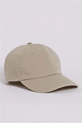 Külah %100 Pamuk Kadın Şapka Cırtlı Gabardin Kep - Bej