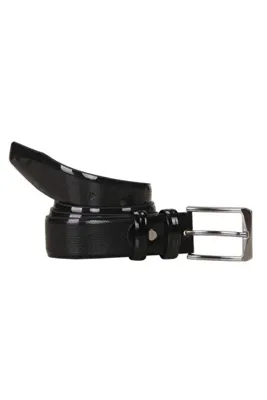 Trend Deri Trend Kemer Suni Rugan Klasik Lazer Baskı 3,5cm