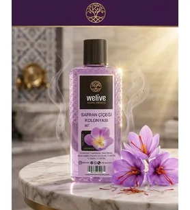 Welive Safran Çiçeği Kolonyası 400 ml 80 Derece  Kalıcı & Premium Özel Seri
