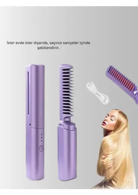 Etorva Store Şarjlı Saç Düzleştirici Tarak