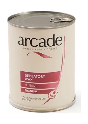 arcade Titanium Konserve Ağda 800 ml Hassas Ciltler İçin Profesyonel Kullanım