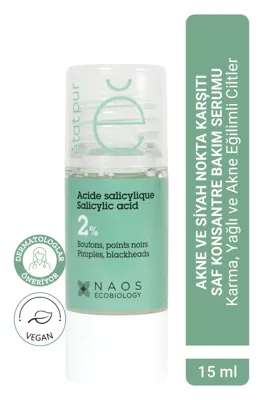 Etat Pur Pure Active Salisilik Asit %2 Siyah Nokta Görünümüne Karşı Saf Konsantre Bakım 15 ml