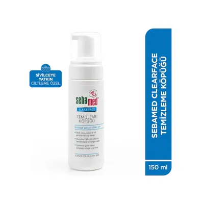 Sebamed Sivilceye Yatkın Yağlı Ciltler İçin Etkili Nokta Karşıtı Yüz Temizleme Köpüğü 150 ml