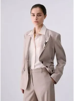 Liu Jo Tokalı Melanj Blazer