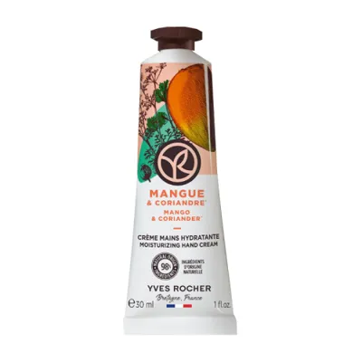 Yves Rocher Mangue Canlandırıcı Mango Kişniş Nemlendirici El Kremi 30 ml
