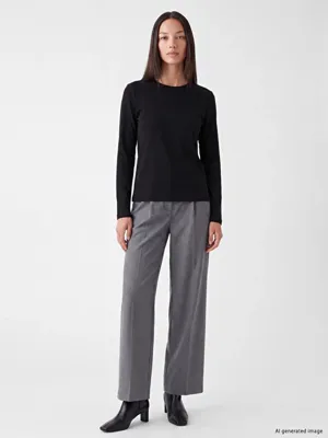 LCW EVERYDAY Bisiklet Yaka %100 Pamuklu Kadın Body