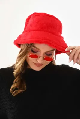 Ritagarcia Peluş Bucket Kova Şapka