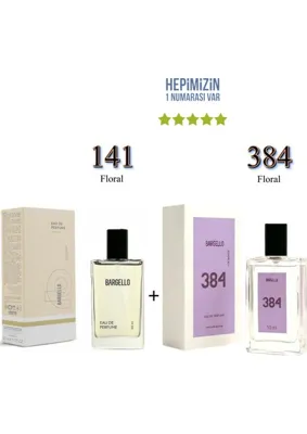 Bargello 384 Kadın Parfüm Set Floral - (PARFÜM+VÜCUT SPREYİ+DEODORANT) Özel Kutu