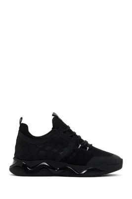 Derimod Erkek Siyah Kalın Tabanlı Deri Sneaker