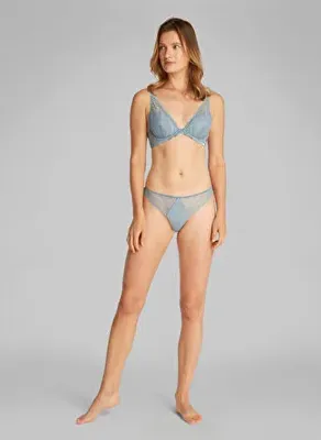 Calvin Klein Gri Kadın Tanga 000QF8093E CK WOMEN