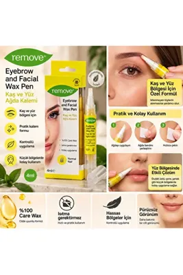 ZEVLİ Remove Eyebrow & Facial Wax Pen Kaş ve Yüz Ağda Kalemi 4 ml