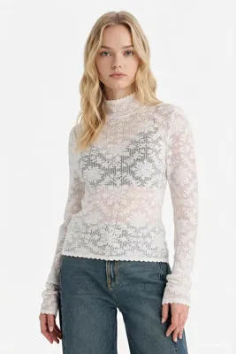 DeFacto Slim Fit Dar Kesim Balıkçı Yaka Desenli İnce Triko Kazak