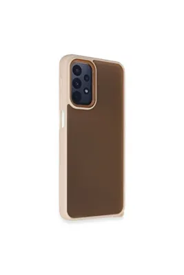 Candourmass Samsung Galaxy A23 4G Kılıf Elegant Kapak - Pudra