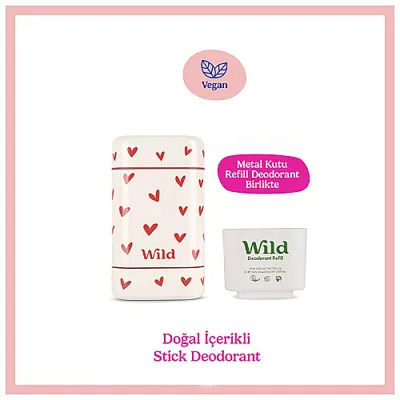 WILD Wild Pink Grapefruit-Lime Refillable Deodorant 40 g