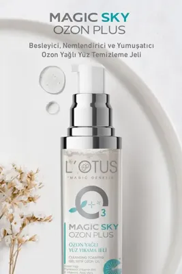 LOTUS GLOBAL COSMETIC Ozon Yağlı Yüz Temizleme Jeli - Magic Sky Ozon Plus