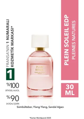 Yves Rocher Kadınlar İçin Yves Rocher Plein Soleil EDP 30 ml Aromatik Koku ve Bitkisel İçerik