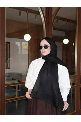 Jawel Sarmaşık Desenli Jakarlı Şal