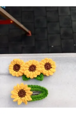 Jolly accesory Toka Anne Ve Çocuk Örgü Çıt Çıt Toka Seti