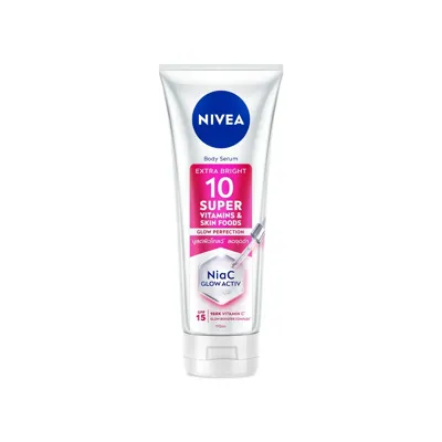 NIVEA Nivea Vücut Losyonu Super10 Serum Etkili Aydınlatıcı ve Sıkılaştırıcı 170 ml