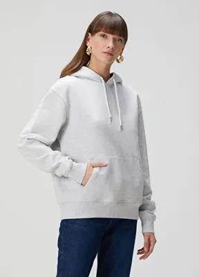 Jacquemus Gri Logo Nakışlı Sweatshirt