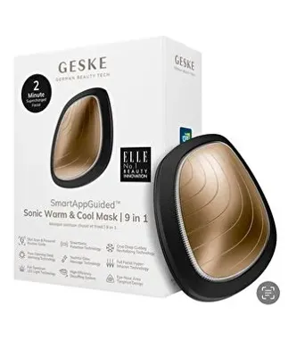 Geske Titreşimli, Soğutma ve Isıtmalı, Led Terapili Yüz Maskesi Bakım Cihazı | Sonic Warm & Cool Mask 