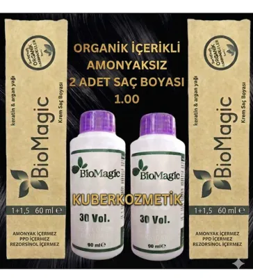 BioMagic Organik İçerikli Amonyaksız Saç Boyası 60 Ml. + Oksidan 90 Ml.