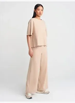Dilvin 71833 Geniş Paça Fitilli Pantolon